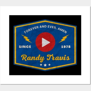 Randy Travis // Play Button Posters and Art